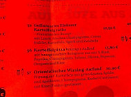 Kartoffelhaus Dominikaner menu