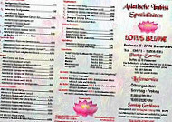 Imbiss Lotusblume menu