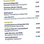 Zum Tavernwirt menu