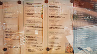 Pizzeria Sandro menu