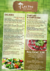 Le Cafe Des Pins menu