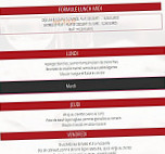 La Gourmandise menu