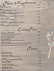 Les Oliviers menu