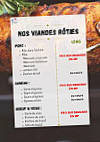 Roule Ma Poule menu