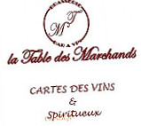 La Table Des Marchands menu