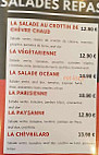 Brasserie de la Poste menu