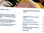 Le Bistrot a Huitres menu