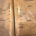 Enzianhütte menu