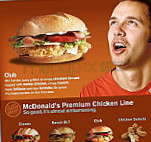 Mcdonald's menu