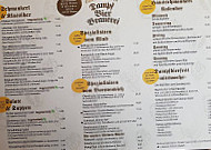 Oberstdorfer Dampfbierbrauerei menu