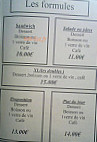 La Saladerie menu