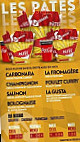 Allo Pasta menu