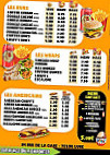 Chicken Burger menu