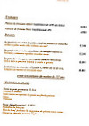 Hôtel Le Rive Gauche menu