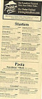 Rosies Pizza menu