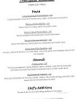 Trattoria Rustica menu