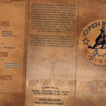 Open Range Grill Piatti