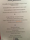 Le Jardin Des Roches menu