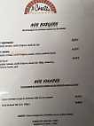 A Casetta menu