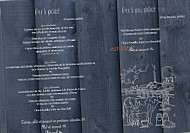 La Boria menu