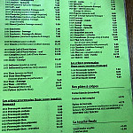 Crêperie Bach et Buck menu