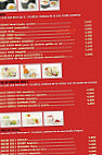 Sukiyaki menu