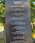 Bravo By The Sea menu