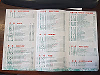 China Garden Restaurant menu