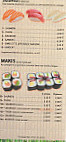 Le Sushi menu