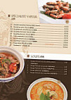 Resto Thai menu