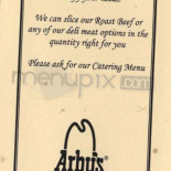 Arby's Piatti