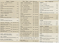 Giardino menu