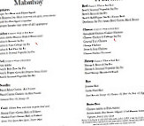 Mabuhay Asian Cafe menu