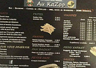 Au Kazoo menu