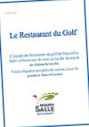 Le Du Golf menu