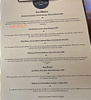 Le Club 19 menu