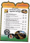 Indisches Maharani menu