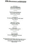 Brasserie Williams menu