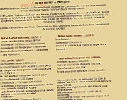 Le Coin du Meunier menu