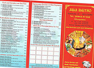 Asia Bistro menu