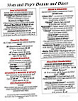 Mom And Pop's Donuts And Diner menu