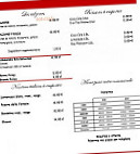 L'Esprit Italien menu