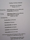 Gasthaus Schlicker menu