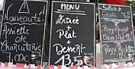 Chez Valou menu