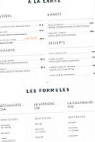 La Verrière menu