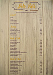 Bela Vista menu