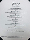 Sage menu