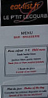 Lecourbe menu