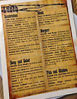 Hitching Post menu