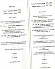 L'aire Du Temps menu